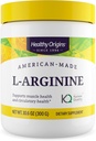 Healthy Origins L-Arginine Powder 5,000 mg per Serving, 10.6 oz (300g) - American-Made USP Grade Amino Acid, Nitric Oxide Precursor Supports Heart Health, Sports Recovery & Performance - 60 Servings