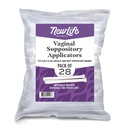 NewLife Naturals Vaginal Suppository Applicators for Boric Acid Suppositories, Size 0 & 00 Capsules, and Pills & Tablets – Individually Wrapped Disposable Applicators – Pack of 28 (Made in USA)