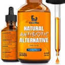 Antibiotics for Cats in Drops – Сat Respiratory Infection Treatment: Cold, Cough, and Allergies – Cat UTI Treatment with Turkey Flavor – May Support Hips & Joints – Proper for All Ages & Breeds – 2 Oz
