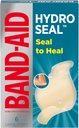 BAND-AID Brand Hydro Seal Adhesive Waterproof Bandages, Large Hydrocolloid Gel Bandages for First Aid Support Better Healing for Minor Blisters, Cuts & Scrapes, FSA/HSA Eligible, 6 ct