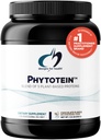 Designs for Health Phytotein Vegan Protein Powder - 20g Organic Rice, Sacha Inchi, Pumpkin Seed, Sunflower Seed & Pea Protein Powder Blend - Creamy Texture, Chocolate Plant Protein (510g)