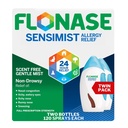 Flonase Sensimist Allergy Relief Nasal Spray for Non-Drowsy, 24-Hour Multi-Symptom Allergy Relief – 120 Sprays (Pack of 2)