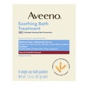 Aveeno Soothing Bath Treatment, Natural Colloidal Oatmeal Bath for Eczema, Sensitive Skin, Fragrance-Free Formula, Eczema Bath Soak Relieves Itchy, Dry Skin, Individual Packets, 8 ct.