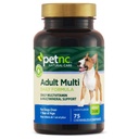 Petnc Adult Multi Chewables (75 Count), Daily Dog MultiVitamin & Multimineral Support, Includes Zinc, Magnesium & More, Supports Overall Health, For Dogs 1+ Year, Liver Flavor | Adult Dog Daily Multivitamin & Multimineral Chewables with Zinc, Magnesium, Tasty Liver Flavor for Dogs 1 Year Plus