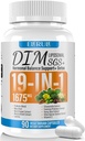 DIM Supplement Estrogen Balance for Women & Men, 1675 mg Estrogen Supplement Hormonal Acne Support, Menopause Support, Antioxidant Support,DIM SGS 90 Veggie Capsules,44 Day Supply-068