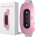 Electric Heating Pad, Portable Cordless Menstrual Heating Pad with 4 Heat Levels and 4 Massage Modes, Fast Large Heating Belly Wrap Belt for Cramps, Back Pain Relief Gifts for Women Girls Her (Pink)