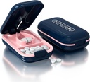 Pill Cutter, Pill Splitter for Cutting Small Pills or Large Pills in Half,Cuts Pills, Vitamins, Tablets, Stainless Steel Blade, Travel Sized (Pill Cutter, Blue)