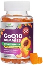 CoQ10 Gummies for Adults - Coenzyme Q10 100mg Per Serving - 3X Strength, High Absorption Antioxidant Supplement for Heart Health Support & Energy Production - Co Q10 (Coq 10) Supplements - 60 Gummies