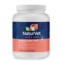 NaturVet – Brewer’s Dried Yeast Formula with Garlic Flavoring – Plus Vitamins – Supports Healthy Skin & Glossy Coat – Fortified with B-1, B-2, Niacin & Vitamin C – for Dogs & Cats (4 lb Powder)