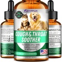 Cough Relief for Dogs, Cats, Puppies and Kittens - Made in USA - Kennel Cough and Asthma Relief - Mullein Leaf and Elderberry Blend - Dry, Wet and Barky Cough Relief - 2 Fl Oz